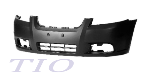 CHEVROLET AVEO 2004-2011 — FRONT BUMPER PRIMED; AVEO SEDAN 2007-2010 / PONTIAC WAVE SEDAN 2007-2008