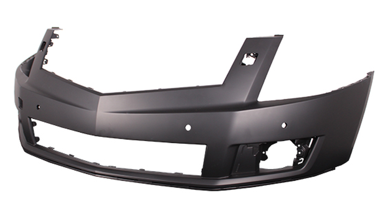 GM1000914 cadillac srx 2010 2012 bumper front upper primed with sensor with washer hole gm 1
