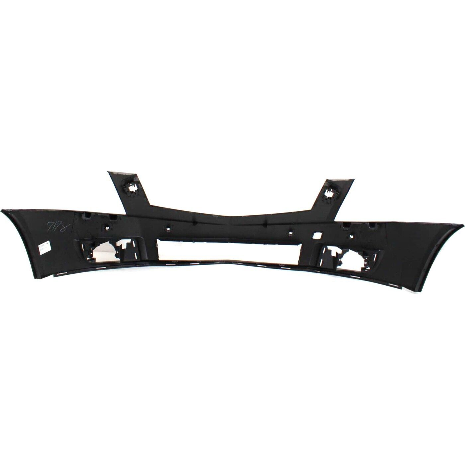 GM1000914 cadillac srx 2010 2012 bumper front upper primed with sensor with washer hole gm 4