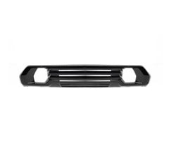 GMC SIERRA PICKUP 2019-2025 — FRONT LOWER COVER INSERT; AT4; PAINTED GLOSS BLACK; 1500 2019-2021/LTD 2022