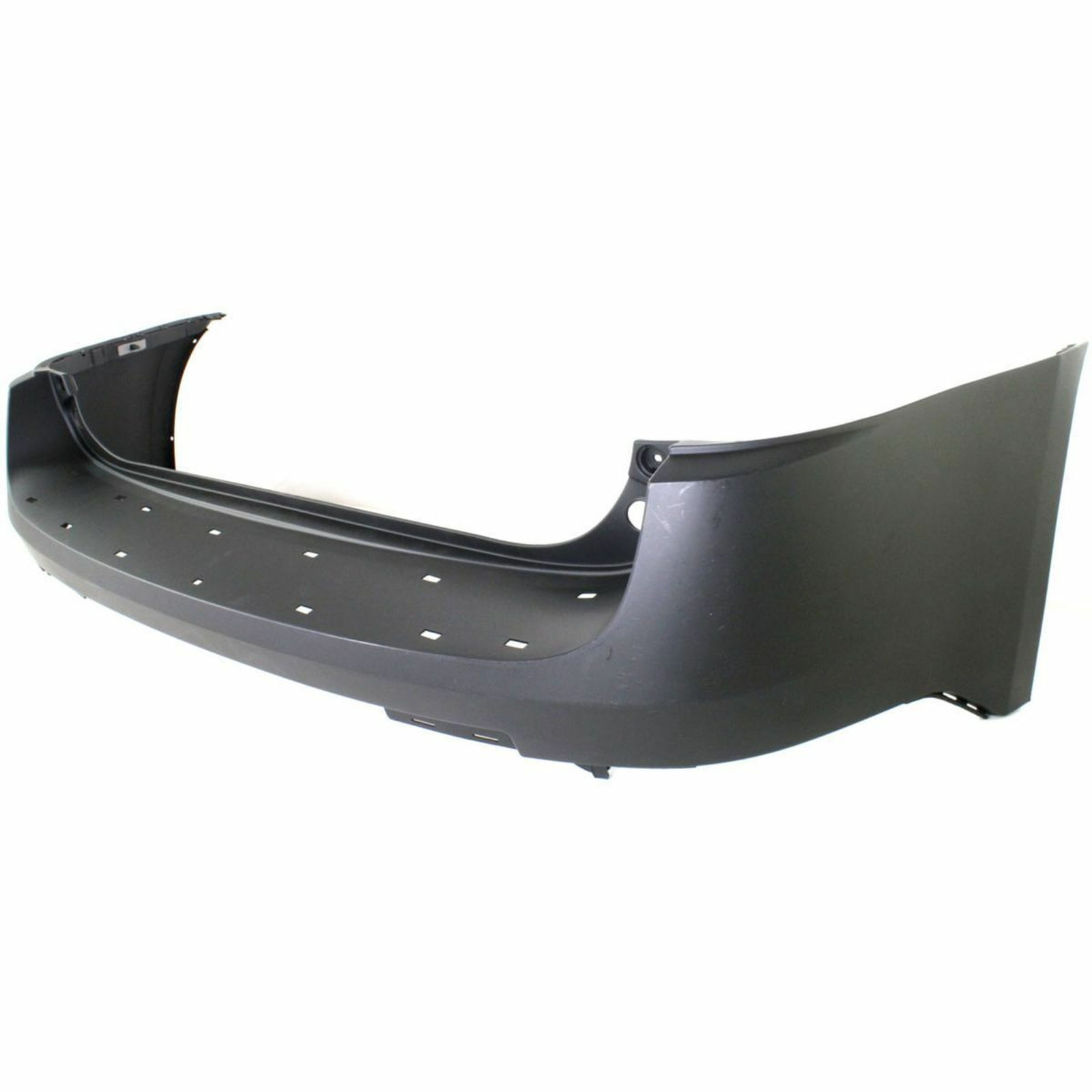GM1100742 pontiac torrent 2006 2009 bumper rear upper gray equinox without sport torrent w 2