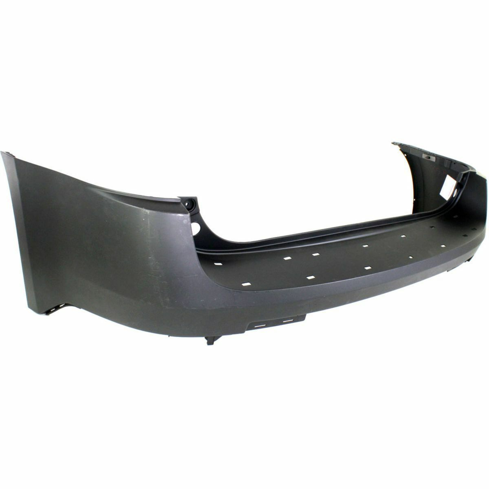 GM1100742 pontiac torrent 2006 2009 bumper rear upper gray equinox without sport torrent w 3