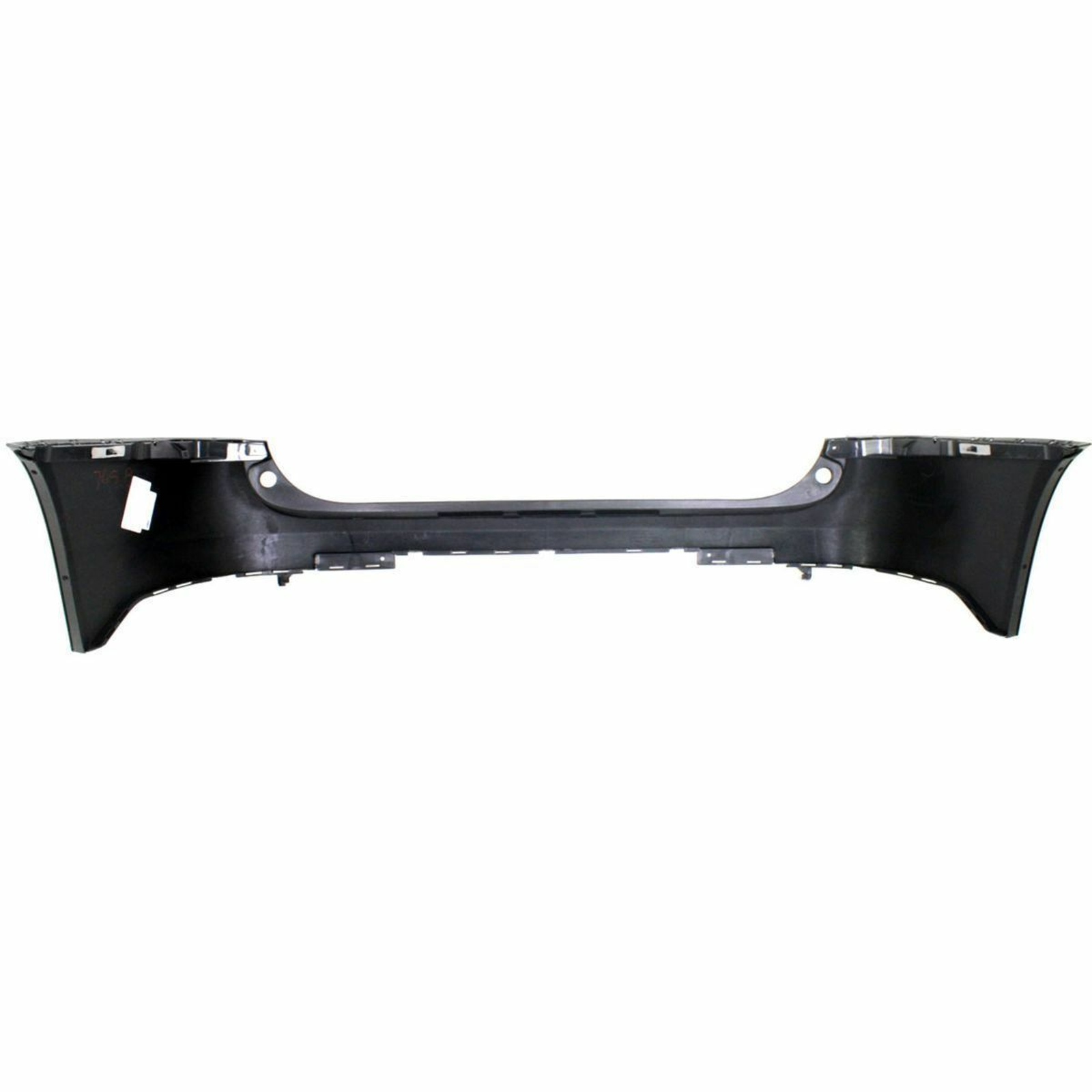 GM1100742 pontiac torrent 2006 2009 bumper rear upper gray equinox without sport torrent w 4