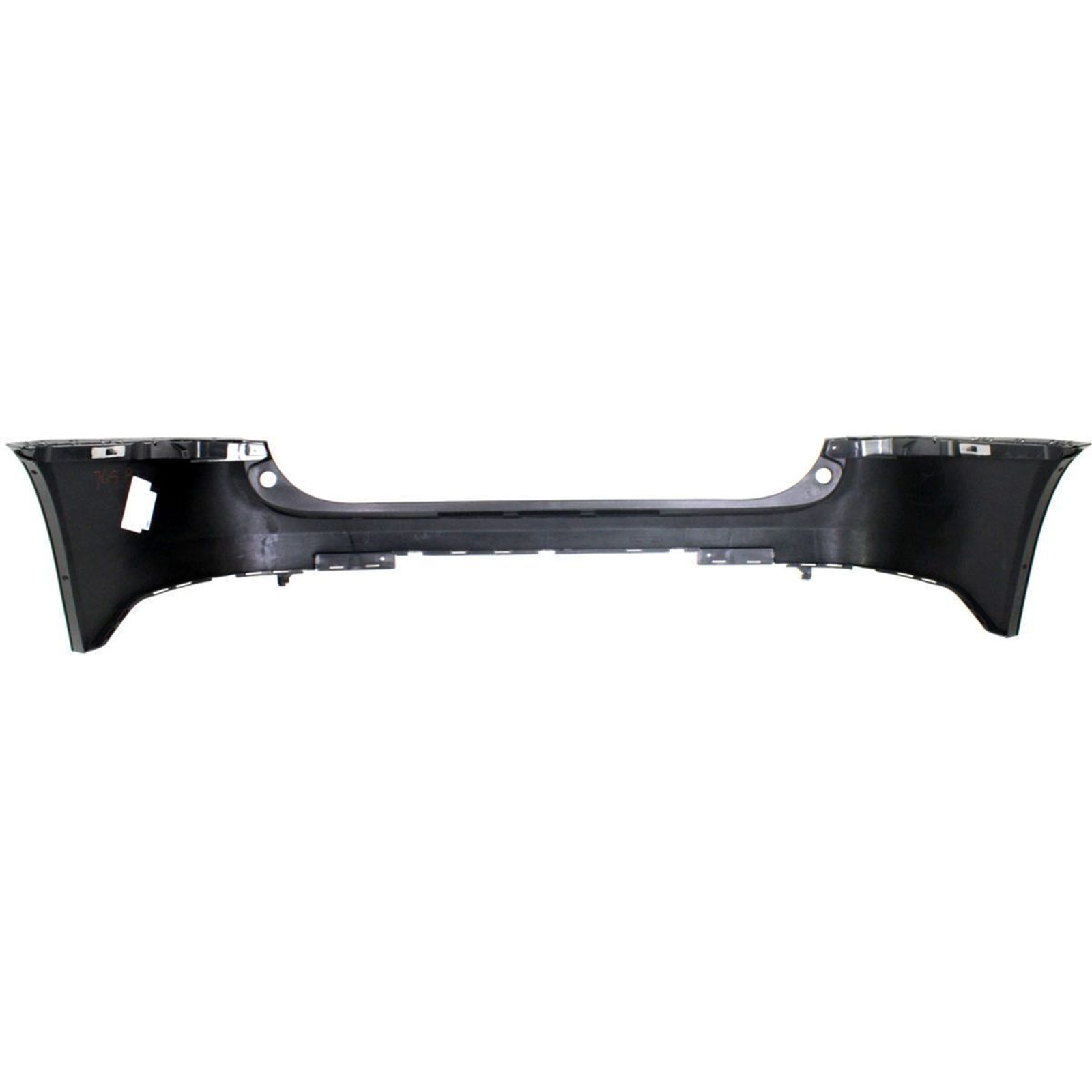 GM1100742 pontiac torrent 2006 2009 bumper rear upper gray equinox without sport torrent w 5