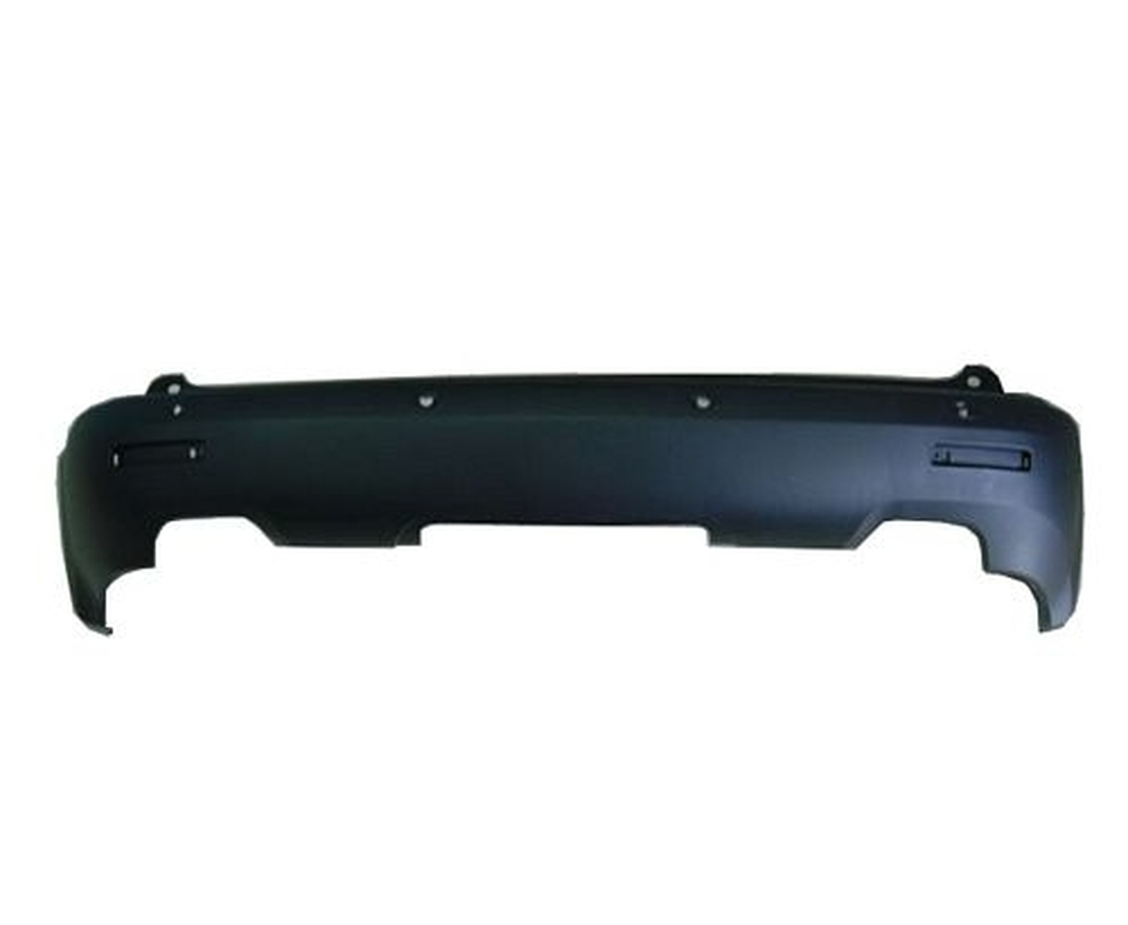 GM1100806 gmc acadia 2007 2012 bumper rear with sensor hole textured black exclude denali 1