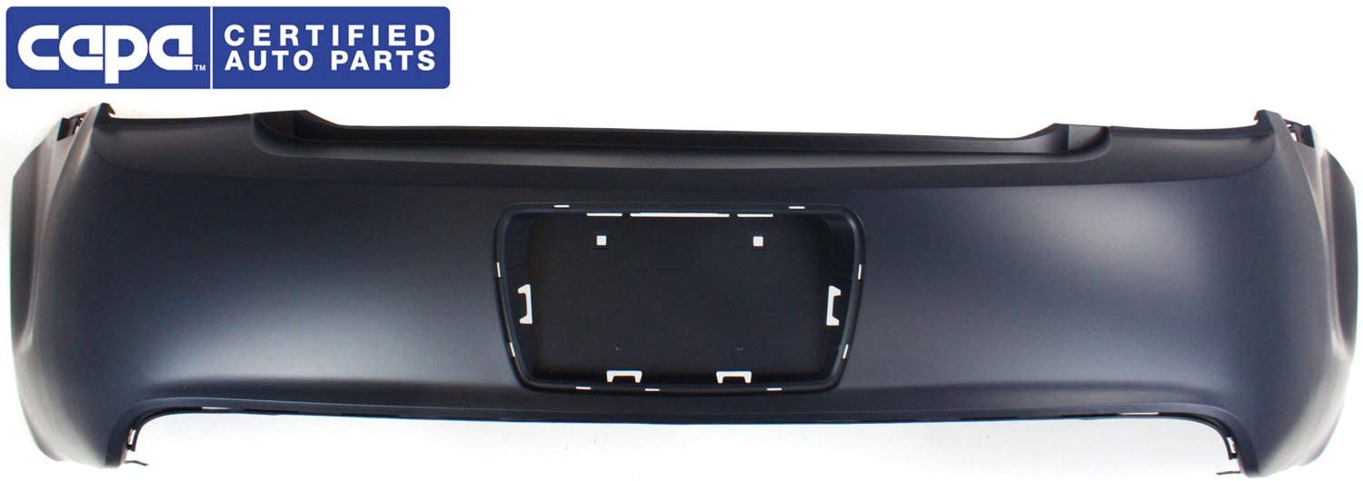 CHEVROLET MALIBU 2008-2012 — REAR BUMPER PRIMED; W/ HOLES FOR CHROME PLATE; MALIBU 08-12; HYB 08-10 ; ( EXCEPT 11-12 LS MODELS) CAPA
