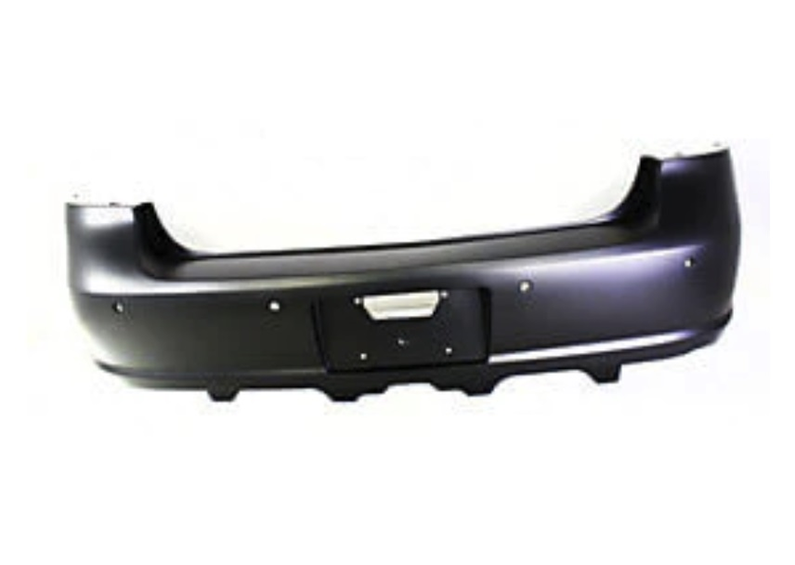 GM1100818 buick lucerne 2008 2011 bumper rear primed upper with rear side sensor hole gm11 2