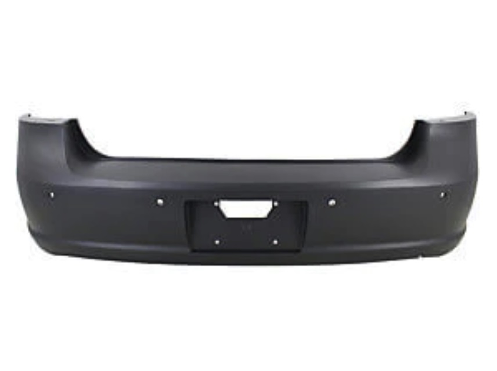 GM1100818 buick lucerne 2008 2011 bumper rear primed upper with rear side sensor hole gm11 5
