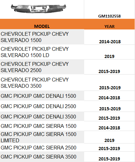 CHEVROLET SILVERADO PICKUP 2014-2018 — RR STEP BAR; CHROME; W/ CORNER STEP; W/O SENSOR ; SILV/SIERRA 14-19 ( DOUBLE CHECK IMAGE)