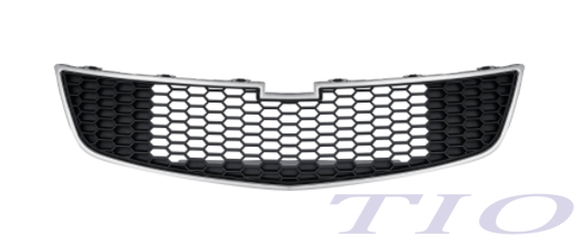 CHEVROLET CRUZE 2011-2015 — FRONT LOWER GRILLE; BLACK/CHROME; CRUZE 2011-2014 (EXCEPT ECO MODELS)