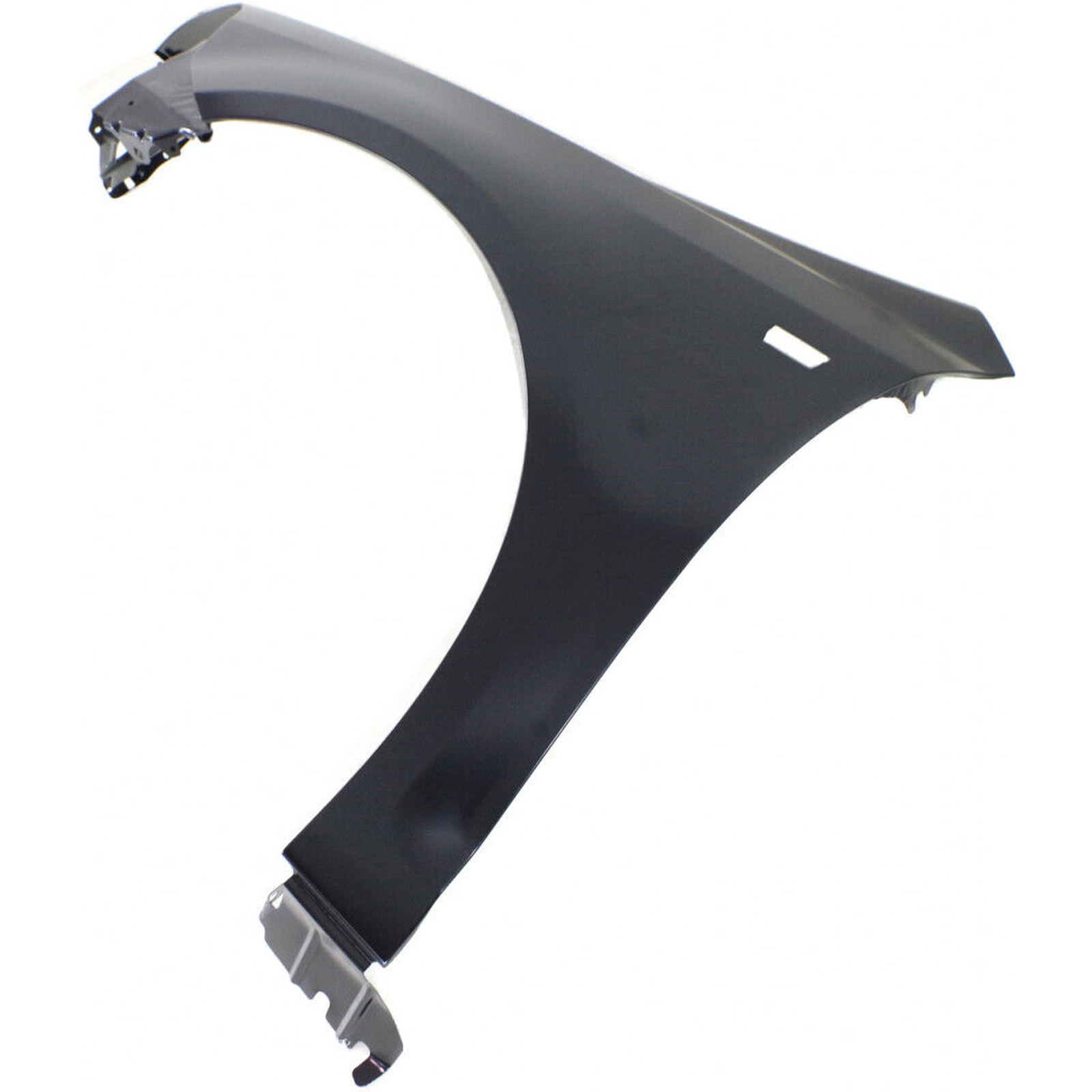 GM1240351 chevrolet malibu 2008 front left fender with side lamp hole gm1240351 2