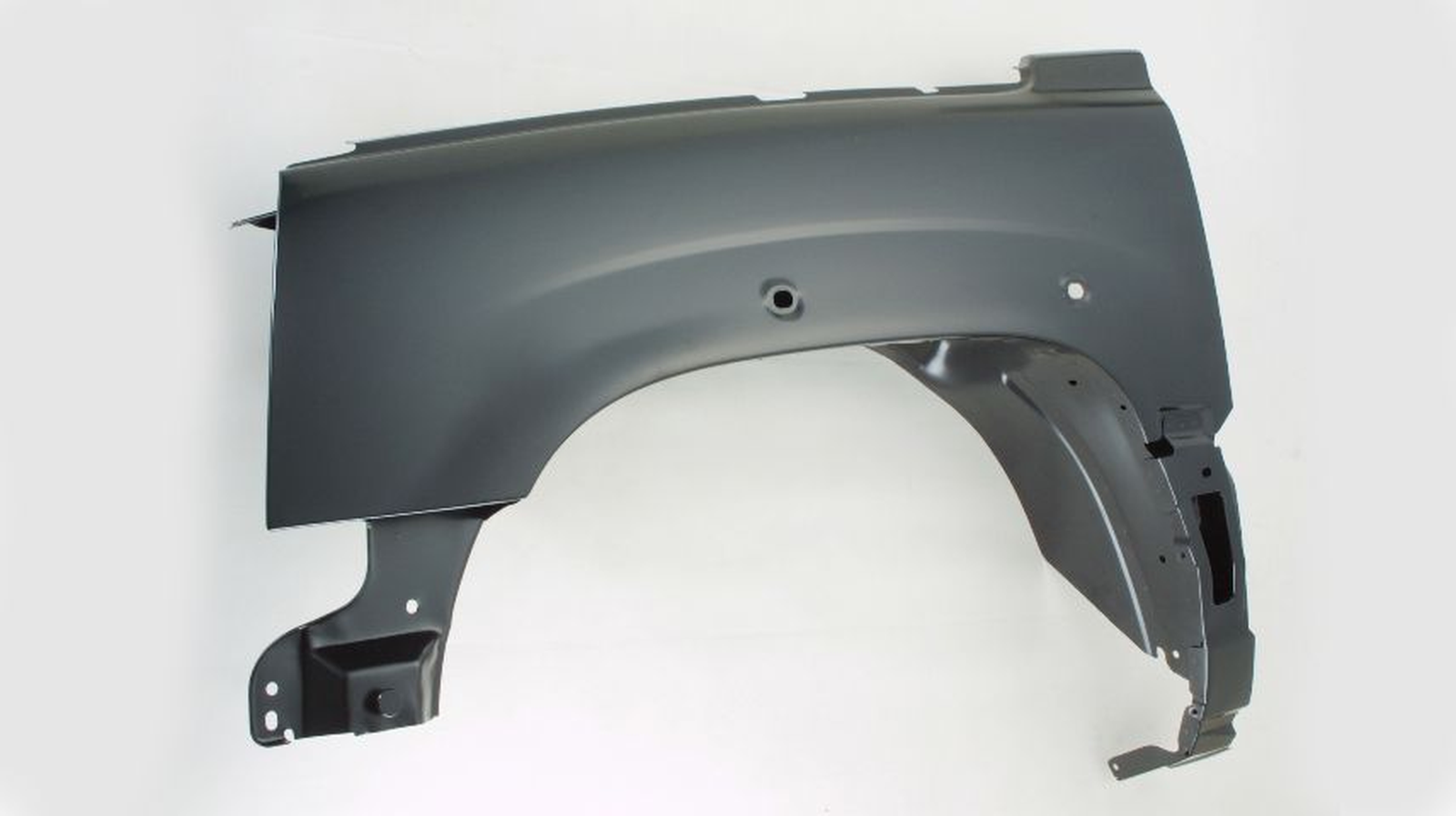 GM1241310 cadillac escalade 2002 2006 front right fender with clad hole gm1241310 1