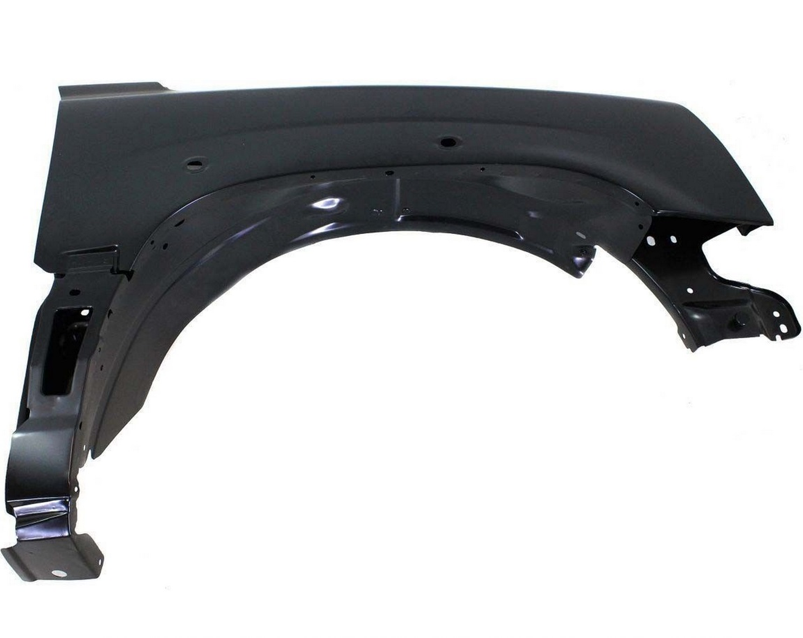 GM1241310 cadillac escalade 2002 2006 front right fender with clad hole gm1241310 2