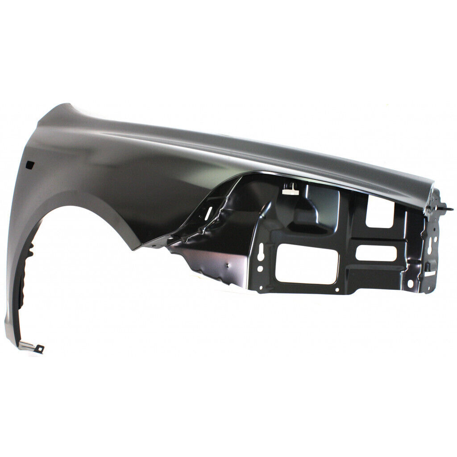 GM1241351 chevrolet malibu 2008 front right fender with side lamp hole gm1241351 2