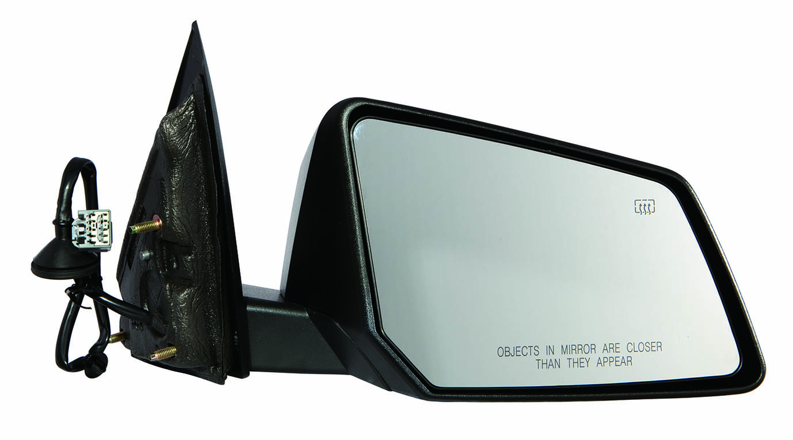 GM1321401 saturn outlook 2008 right side mirror power htd 2nd design textured gm1321401 1