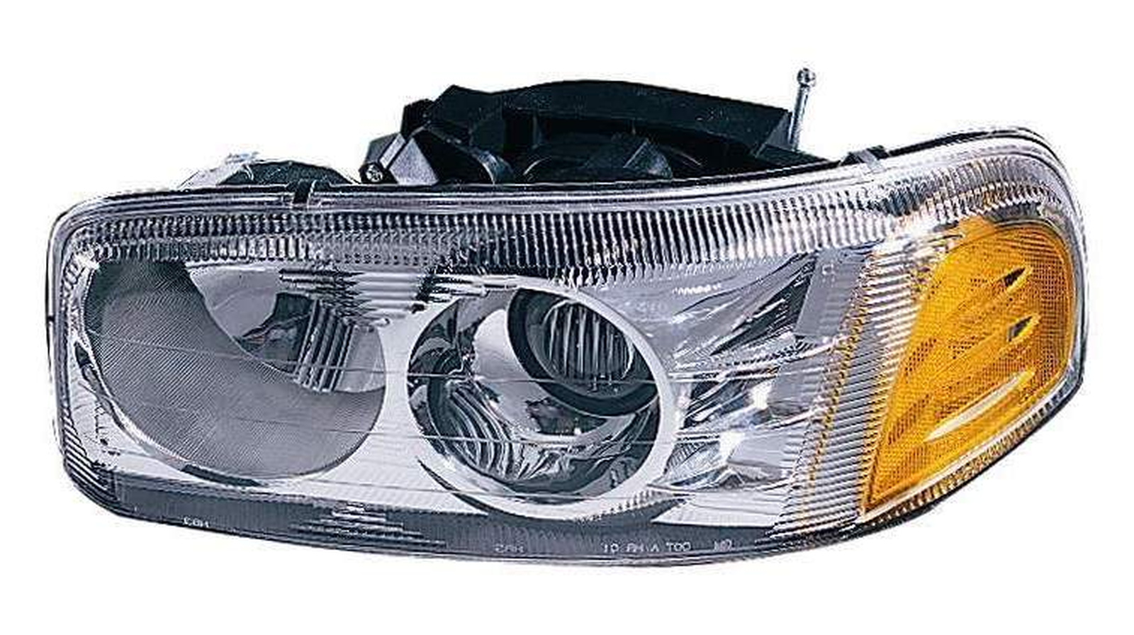 GM2502214 gmc sierra 2002 2007 left headlight hq gm2502214 1