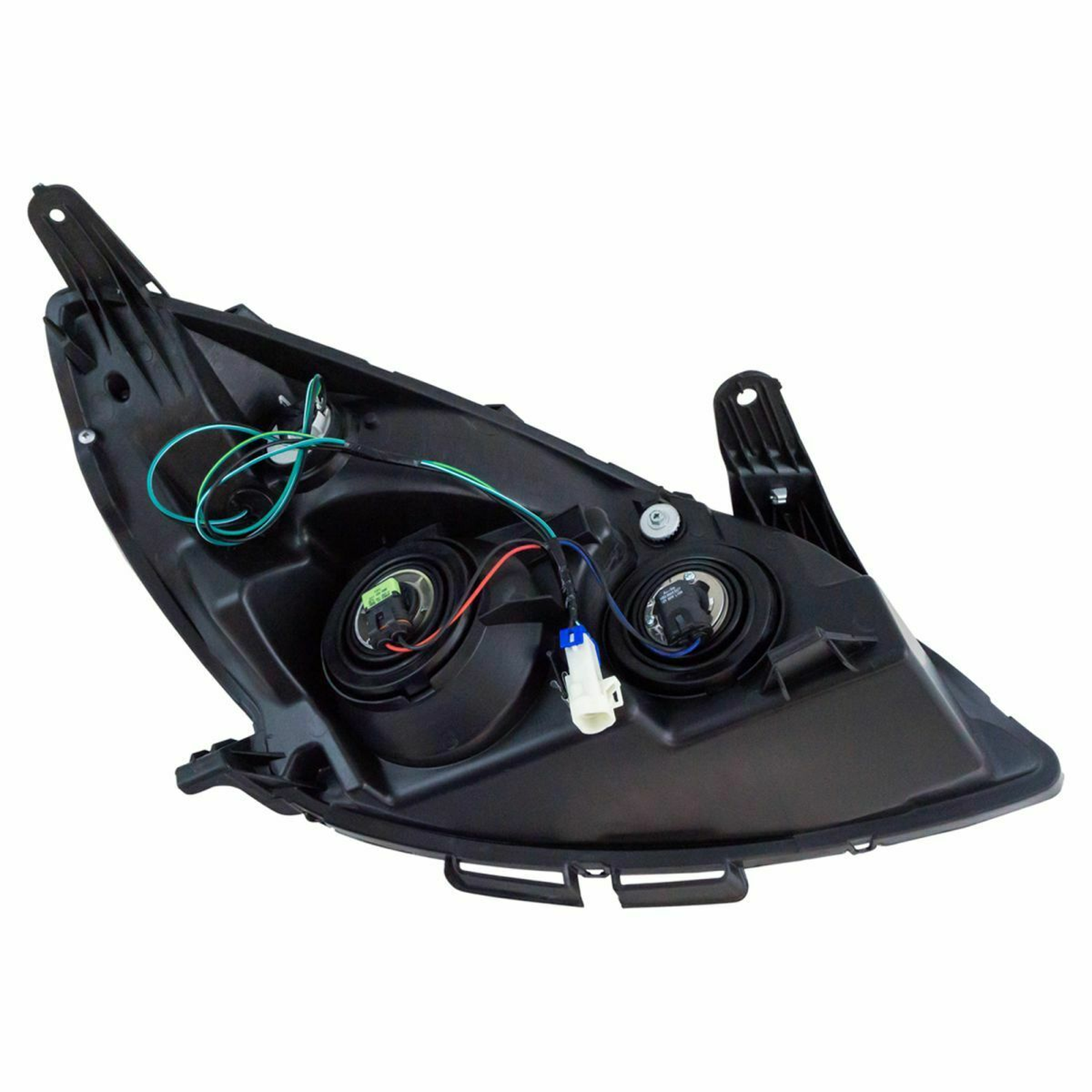 GM2502305 saturn aura 2007 left headlight 1st design with bulb shield for high beam to 04 4