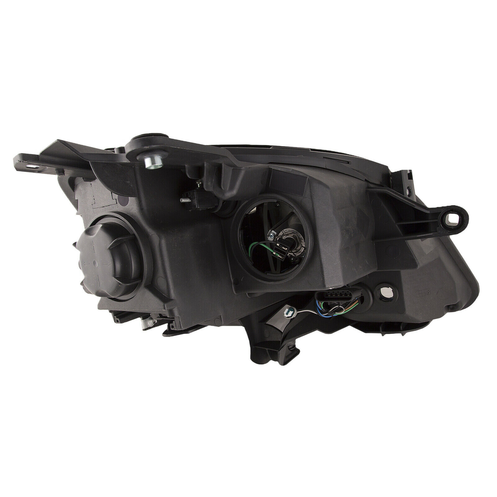 GM2502358 gmc acadia 2008 2012 left headlight 2008 2nd oe design with clear lens hq gm2502 2