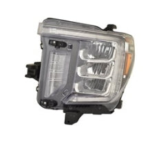 GMC SIERRA PICKUP 2019-2025 — HEADLIGHT RH; W/O LOGO; W/ LED SIGNAL; 2500/3500 2020-2023 (OE 84738614)