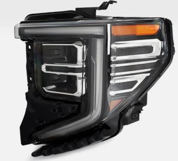 GMC SIERRA PICKUP 2019-2025 — LED HEADLIGHT LH; CHROME TRIM; 1500; SLT/DENALI; 2022-2025 (85049924)