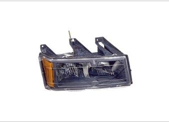 CHEVROLET COLORADO 2004-2012 — HEAD LAMP RH; BLACK BEZEL; W/O EXTREME-PKG; COLORADO/GMC CANYON BOTH 2004-2012