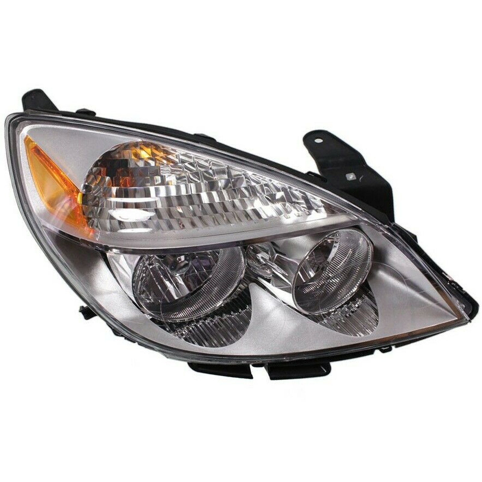 GM2503292 saturn aura 2008 2009 right headlight without high beam heat shield from 4 12 07 4
