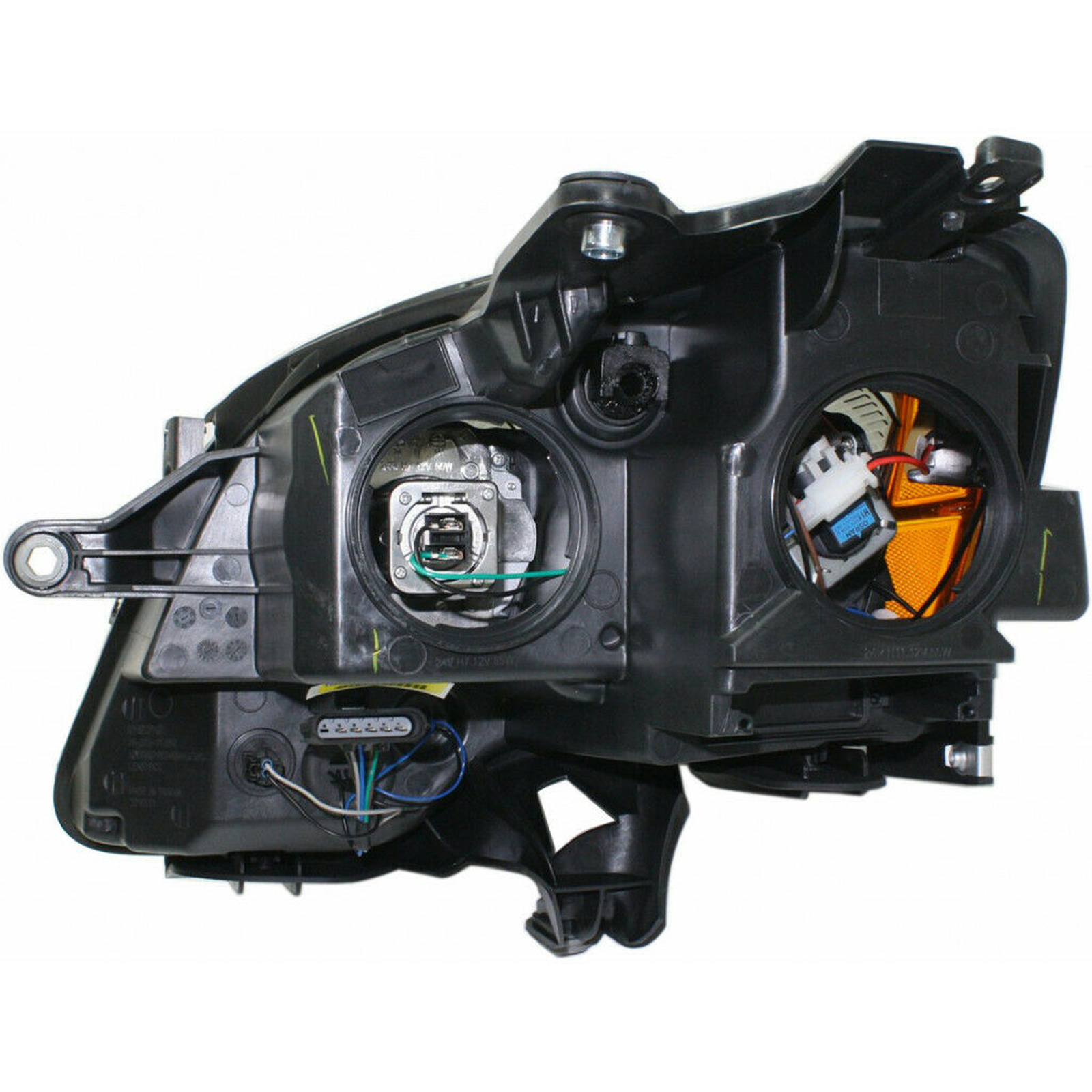 GM2503358 gmc acadia 2008 2012 right headlight 2nd oe design with clear lens 08 12 2008 hq 2