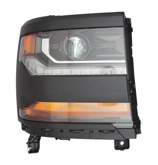 CHEVROLET SILVERADO PICKUP 2014-2018 — HID HEADLIGHT RH; W/ PAINT TO-MATCH TRIM; 1500 CUSTOM 2016-2018/1500_LD 2019 CAPA