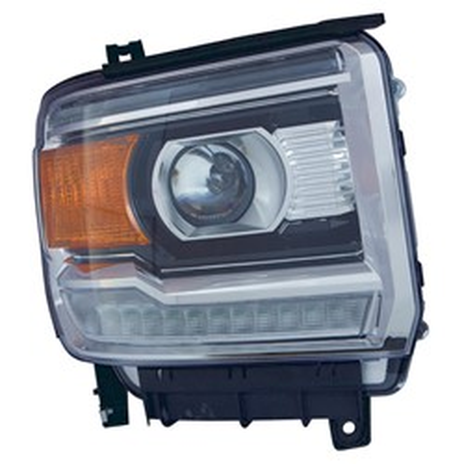 GM2503471 gmc sierra 2016 2019 right headlight hid for models with denali hq gm2503471 1
