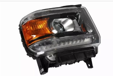 CHEVROLET SILVERADO PICKUP 2014-2018 — HEADLAMP RH; W/ LED; SILVERADO/SIERRA 25_3500 HD; 2016-2019