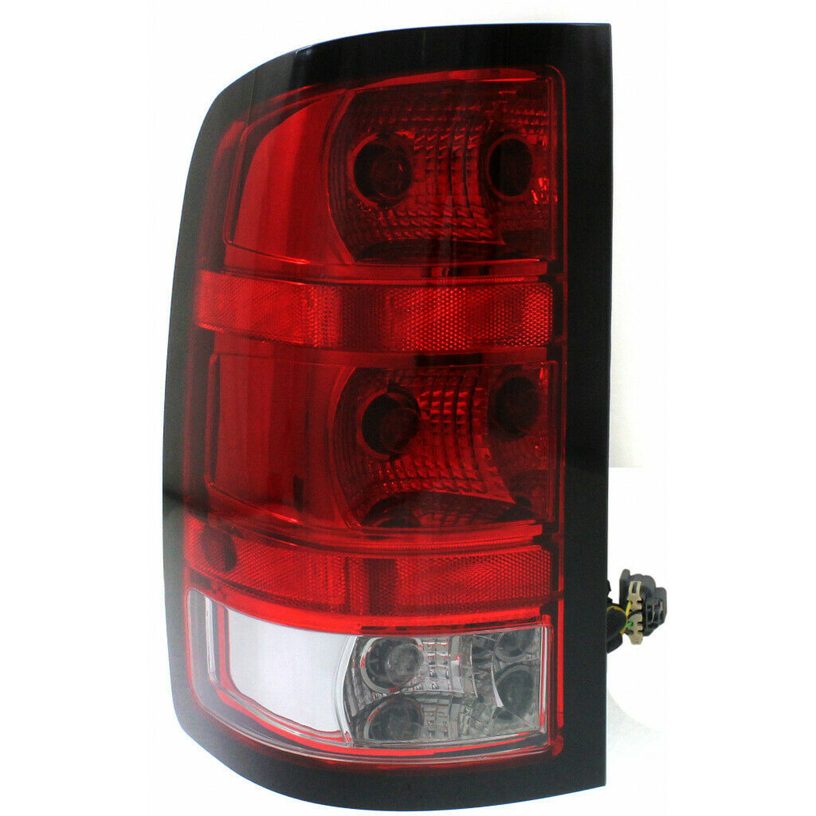 GM2800254 gmc pickup gmc sierra 2009 2013 left taillight base model with dark trim large b 4