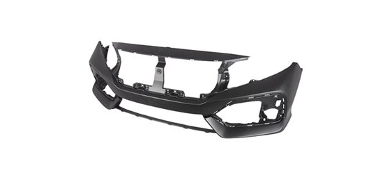 HONDA CIVIC 2016-2021 — FRONT BUMPER PRIMED ; CIVIC HATCHBACK 2017-2019
