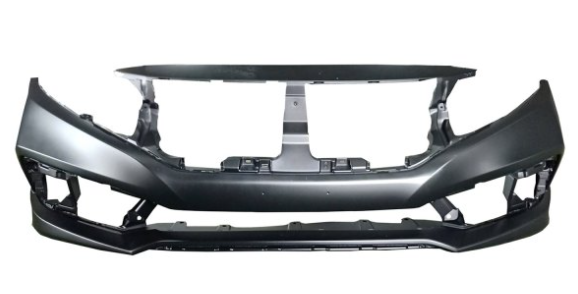 HONDA CIVIC 2016-2021 — FRONT BUMPER PRIMED; USA/CANADA BUILT; SEDAN/COUPE 2019-2021 ( EXCEPT SI )