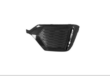 HONDA CIVIC 2016-2021 — REAR BUMPER GRILLE RH; MATTE-BLACK; HBACK 2017-2019 (EXC TYPE R)