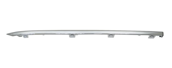 HONDA ACCORD 2018-2022 — REAR BUMPER MOLDING RH; CHROME/TEXTURED; SEDAN/HYB 2018-2022