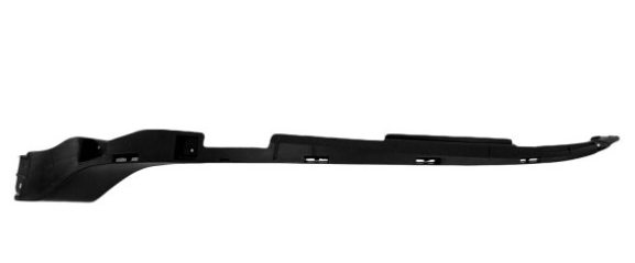 HONDA ACCORD 2018-2022 — GRILLE MOLDING BASE LH; BLACK; BASE FOR CHROME STRIP; SEDAN/HYB 2018-2020