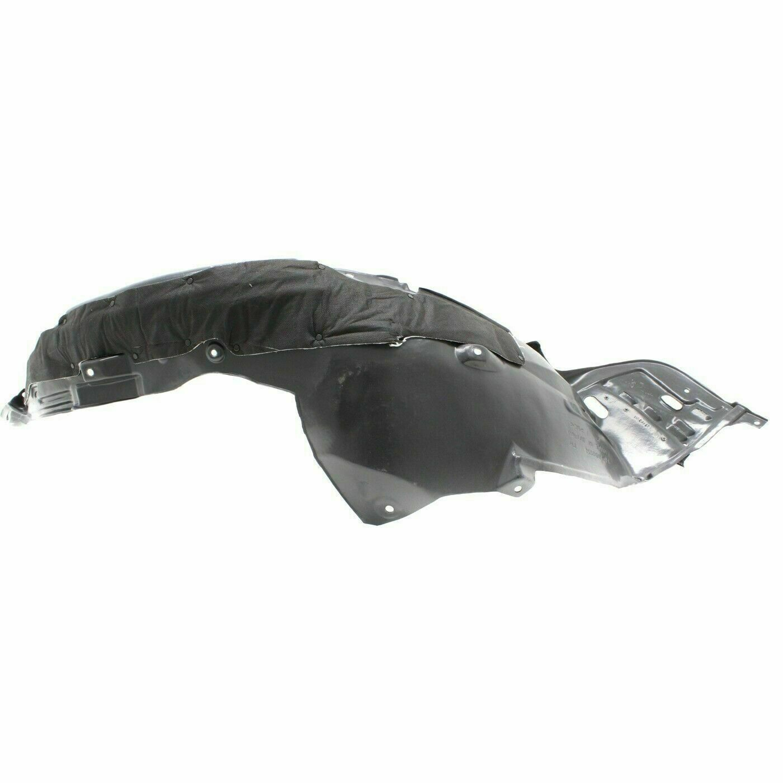 HO1248174 honda accord 2016 2017 front left fender liner vacuum molded with insulation foa 2