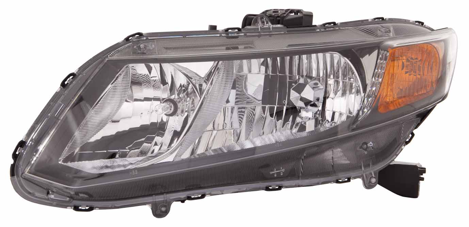 HO2502144 honda civic 2012 left headlight hq ho2502144 1