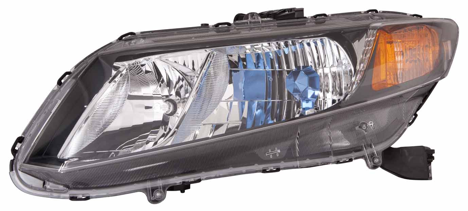 HO2502145 honda civic 2012 left headlight hq ho2502145 1