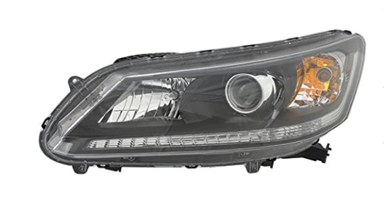 HONDA ACCORD 2013-2017 — HALOGEN HEAD LIGHT LH; FOR EX/LX/SPORT/2.4 LITER EX-L; SEDAN 2013-2015