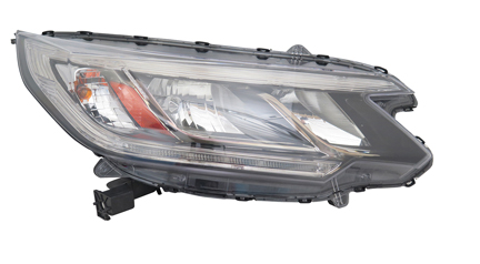 HONDA CRV 2012-2016 — HEAD LAMP HALOGEN RH; W/ LED DRL; FOR EX / EX-L MODELS; CRV 2015-2016