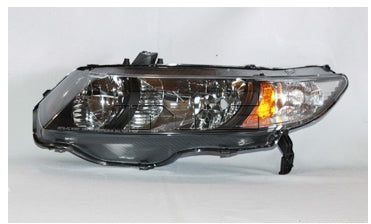 HONDA CIVIC 2006-2011 — HEADLIGHT LH; CLEAR SIGNAL; 09 COUPE W/O 2.0 ENGINE; CIVIC_COUPE 2009-2011