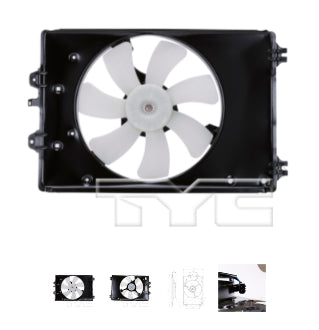HONDA PILOT 2009-2015 — CND FAN ASSEMBLY; 3.5L V6 AWD; PILOT 19-15; RIDGELINE 09-14 (OE 38611-RYE-A01)