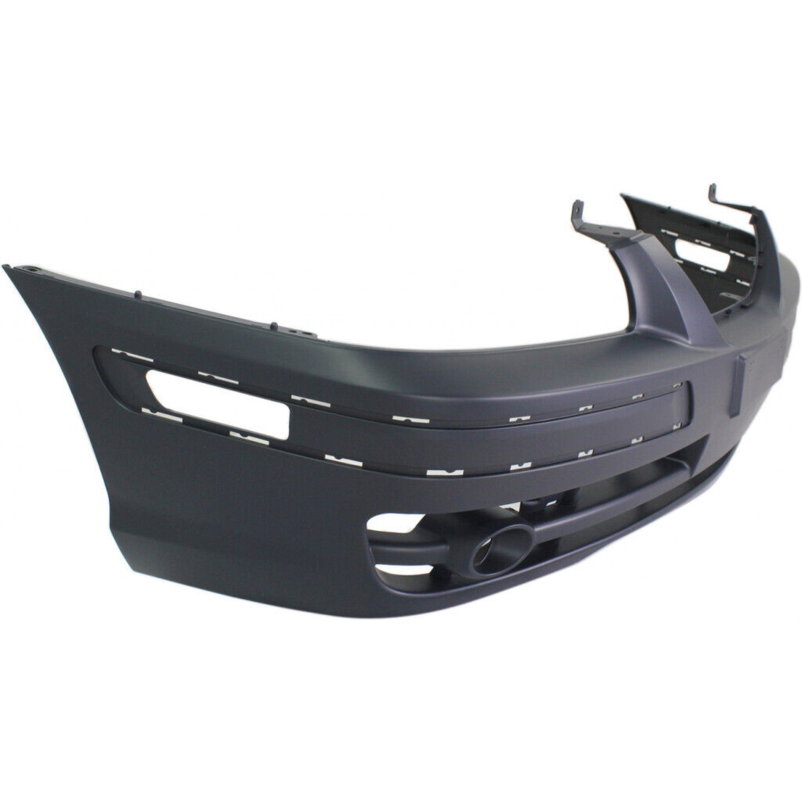 HY1000147 hyundai elantra 2005 2006 bumper front black with bumper strip holes hy1000147 4