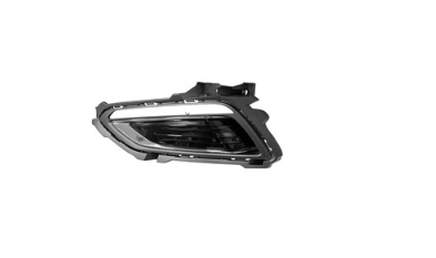 HYUNDAI SONATA 2015-2017 — DAYTIME RUNNING LIGHT BEZEL LH; BLK/CHROME; SONATA HYB 2016-2017