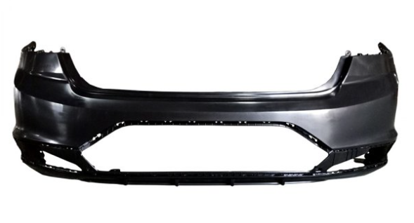 HYUNDAI ELANTRA 2019-2020 — REAR BUMPER PRIMED; USA BUILT; W/O SENSOR; SEDAN 2019-2020 CAPA