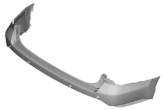 HYUNDAI PALISADE 2020-2025 — REAR UPPER BUMPER PRIMED; W/ SENSORS; FOR CALLIGRAPHY/ULTIMATE; 2023-2025