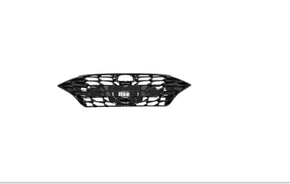 HYUNDAI SONATA 2020-2023 — FR GRILLE; FOR SEL/SEL PLUS/SPORT; W/O CAMERA/SENSOR; GLOSS BLACK; 2020-2023
