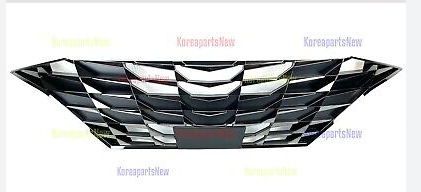 HYUNDAI ELANTRA 2021-2023 — FRONT GRILLE; USA BUILT; W/ ADAPTIVE CRUISE; SMOKED CHROME MOLDING; SEDAN 2021-2023