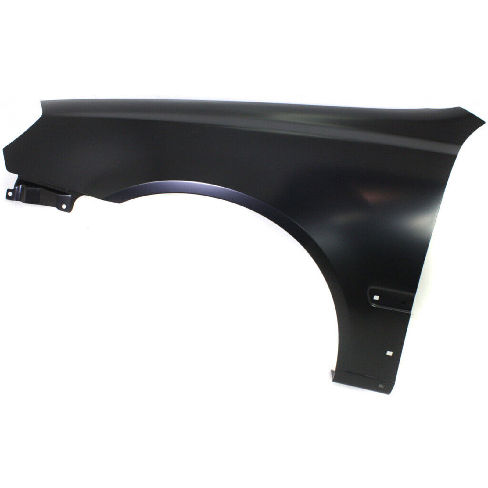 HY1240131 hyundai accent 2006 front left fender with rocker moulding hole hy1240131 2